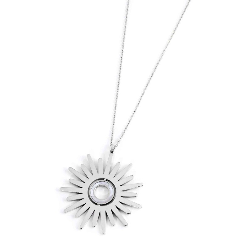 COLLANA CON PENDENTE SOLE 50 MM