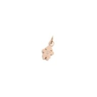 Charm bimba cuore smalto azzurro