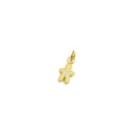 Charm bimbo cuore smalto azzurro