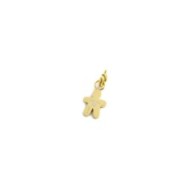 Charm bimbo cuore smalto azzurro