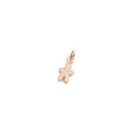 Charm bimbo cuore smalto azzurro