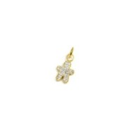 Charm bimbo con cristalli