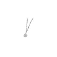 Collana sole pendente con perla
