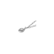 Collana sole pendente con perla