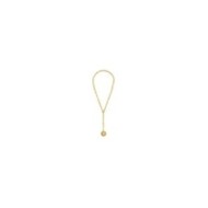 Collana sole pendente con perla