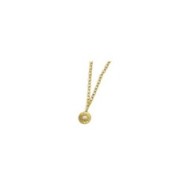 Collana sole pendente con perla
