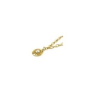 Collana sole pendente con perla
