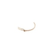 Bracciale rigido bangle torchon con perla
