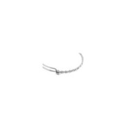 Bracciale rigido bangle torchon con perla