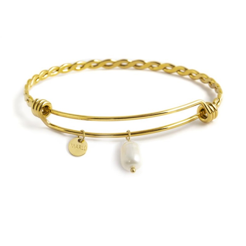 BRACCIALE BANGLE TORCHON PERLA