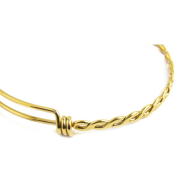 BRACCIALE BANGLE TORCHON PERLA
