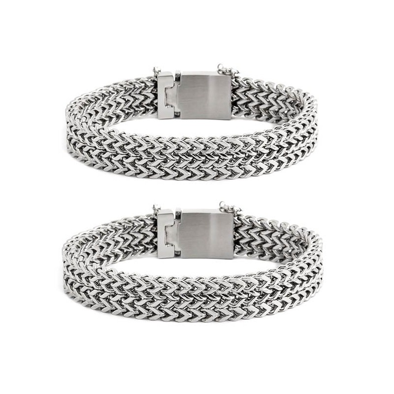 Bracciale catena fish bone 12,3mm