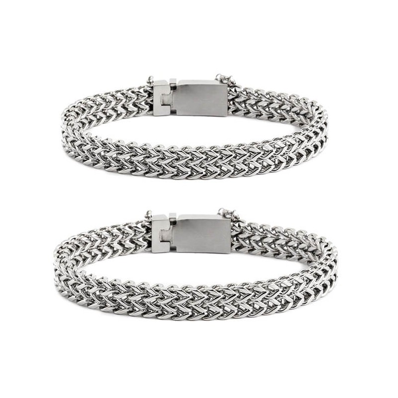 Bracciale catena fish bone 8mm