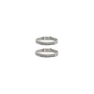 BRACCIALE ACCIAIO CATENA SPINA DI PESCE 6.40MM E SNAKE 3.30MM
