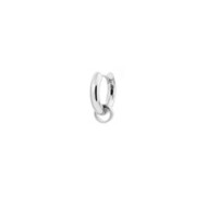 Orecchino a cerchio 16mm con anello per charm