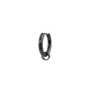 Orecchino a cerchio 19mm con anello per charm