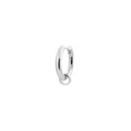 Orecchino a cerchio 19mm con anello per charm