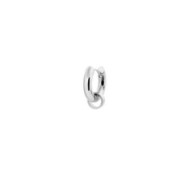 Orecchino a cerchio 14mm con anello per charm