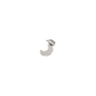 Charm luna con cristalli