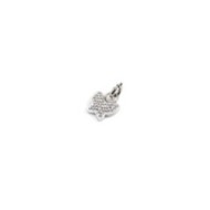 Charm farfalla con cristalli