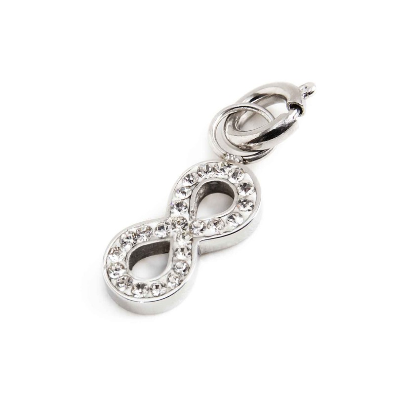 Charm infinito con cristalli