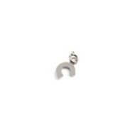 Charm ferro di cavallo con cristalli