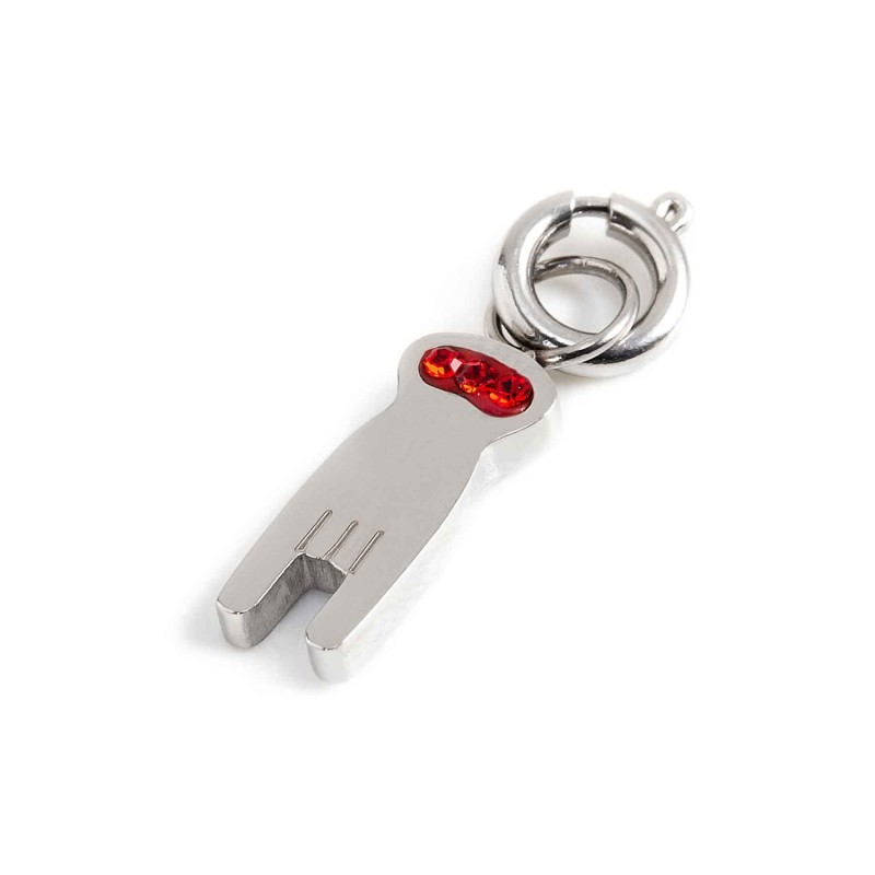 CH MANO-CORNA CRISTALLI ROSSI