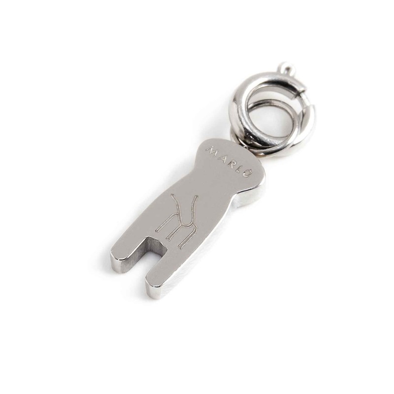 Charm mano corna con cristalli