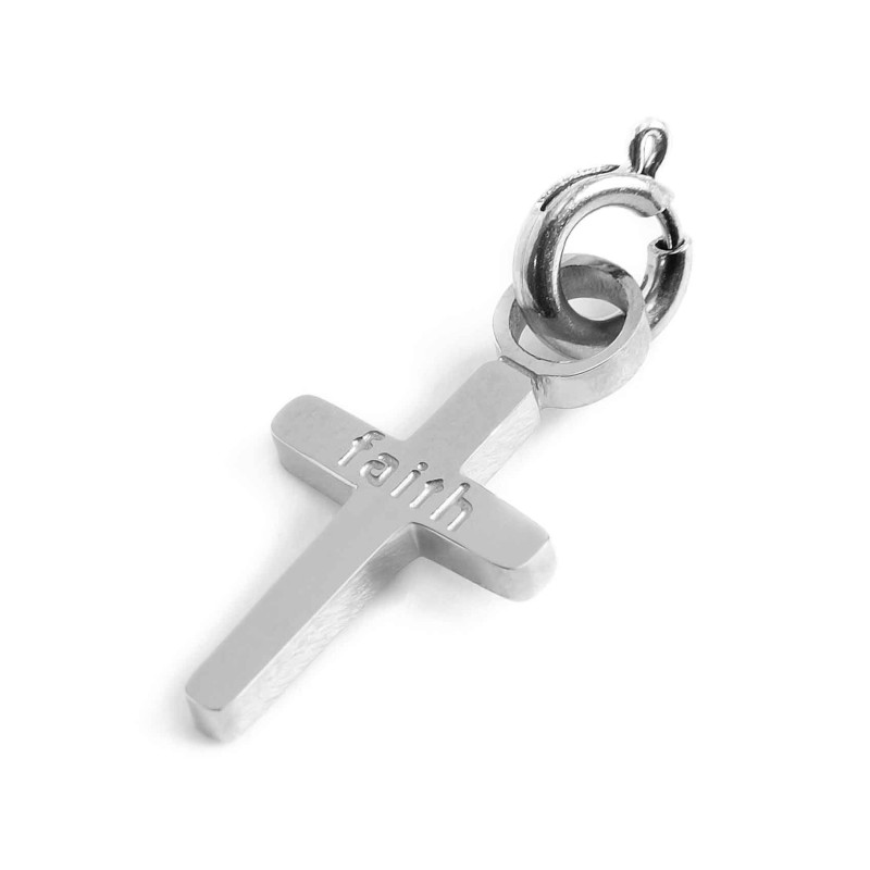 Charm croce faith