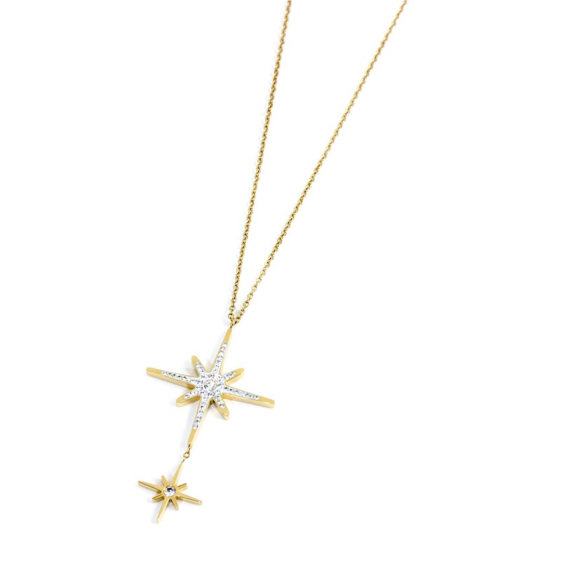 COLLANA DOPPIO PEND ROSA DEI VENTI