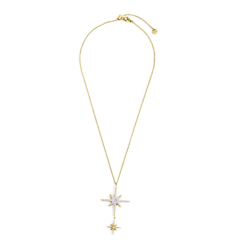 COLLANA DOPPIO PEND ROSA DEI VENTI