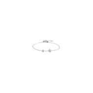 Bracciale rosa dei venti doppio pendente