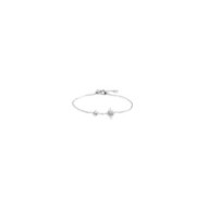Bracciale rosa dei venti doppio pendente