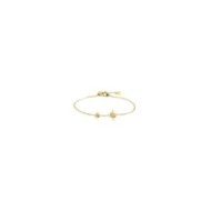 Bracciale rosa dei venti doppio pendente