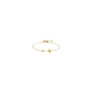 Bracciale rosa dei venti doppio pendente