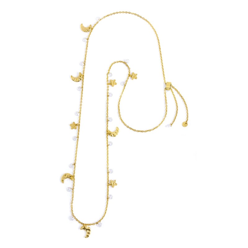 Collana luna e stelle