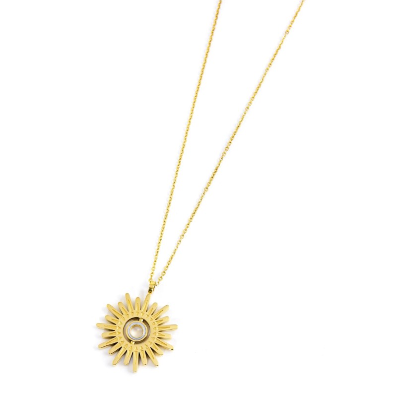 Collana pendente sole 30mm