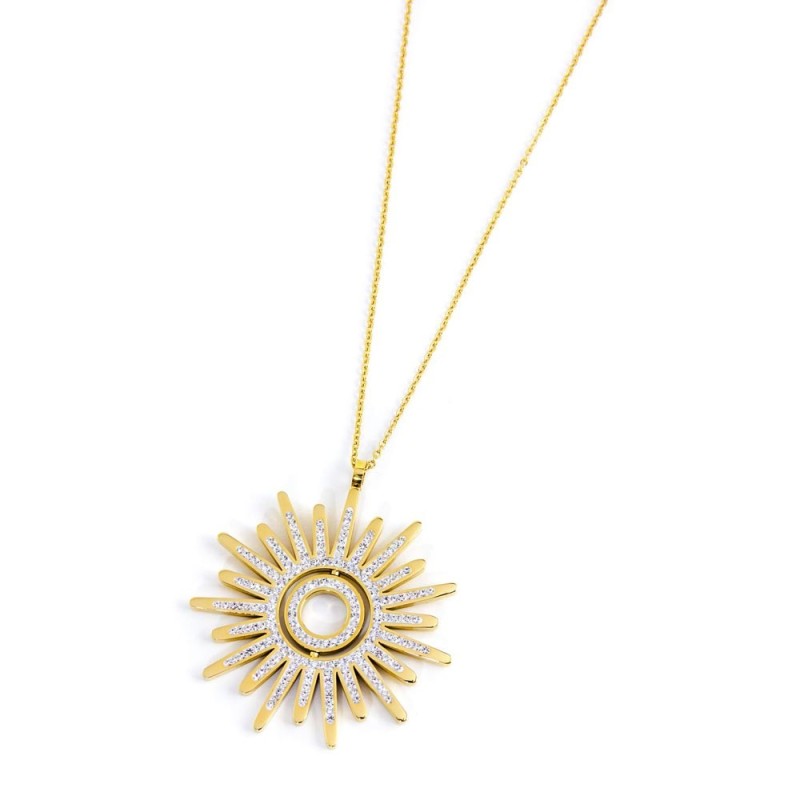 Collana pendente sole 50mm