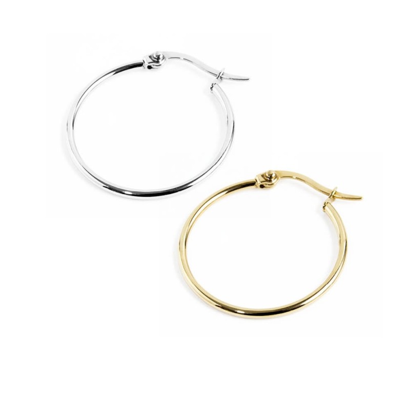 MONO ORECCHINO CERCHIO 25 MM