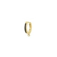 Orecchino a cerchio 14mm con anello per charm