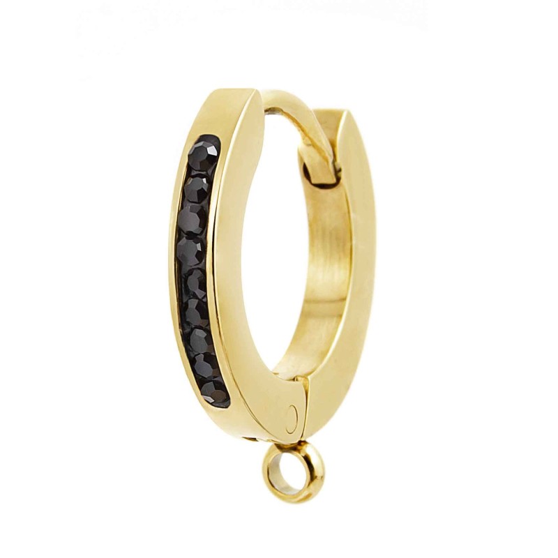 MONO OR CERCHIO D 14 MM CON CRISTALLI