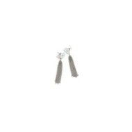 Orecchini cuore con nappa pendente