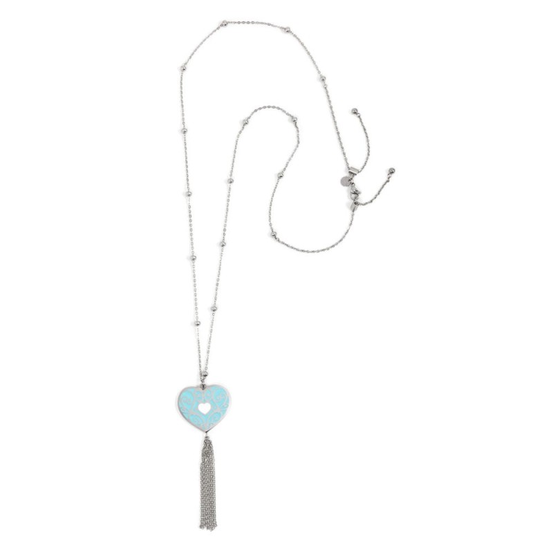 Collana cuore amore con nappa