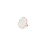 S.STEEL RING WITH MOTHER OF PEARL 3 CM S.STEEL RING WITH MOTHER OF PEARL 3 CM