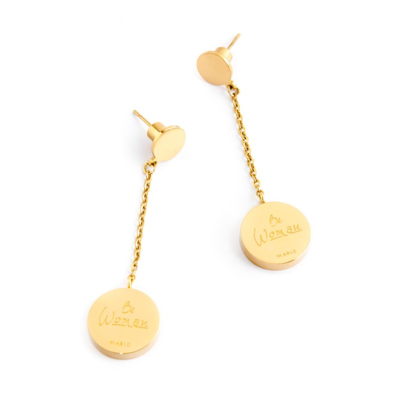 S.STEEL EARRINGS PENDANT MOTHER OF PEARL S.STEEL EARRINGS PENDANT MOTHER OF PEARL