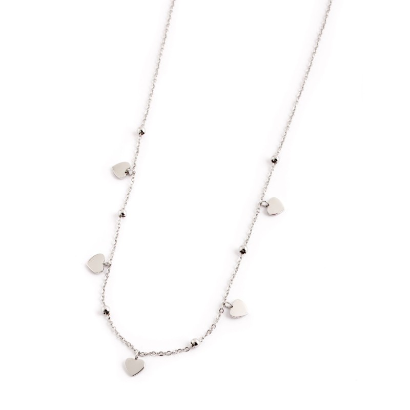 Collana cuori pendenti