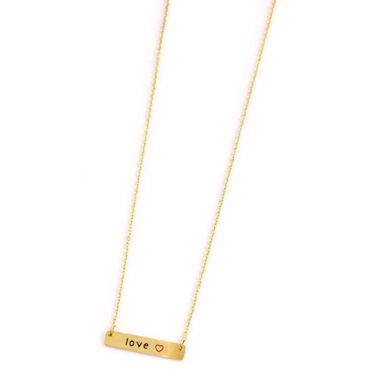 Collana tag love