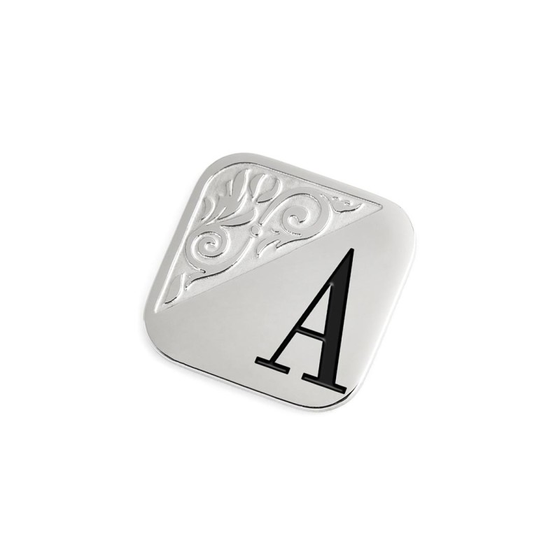 PIASTRTINA SQUADRATA CON LETTERE