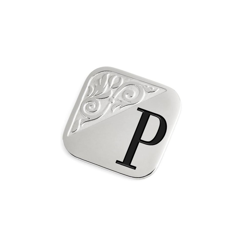 PIASTRTINA SQUADRATA CON LETTERE