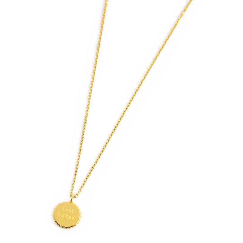 S.S. G.IP NECKLACE MEDAL PEND WITH INFINITY SYMBOL AND CRYSTALS S.steel gold ip necklace cross chain, 1 mm width, 0,27 mm thickn